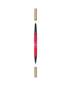 Valentino Twin Liner Double-Ended Gel Pencil Eyeliner 02 Black & Rosso, 8 g