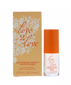 Love 2 Love Orange Blossom + White Musk Eau de Toilette Für Frauen, 11 ml