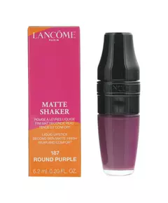 Lancome Matte Shaker Rouge à lèvres liquide Rouge à lèvres liquide 187 Violet rond, 6,2 ml