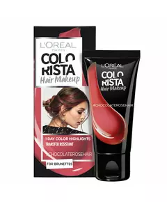 L'Oreal Paris Colorista Hair Makeup Teinture capillaire semi-permanente #CHOCOLATEROSEHAIR, 30 ml