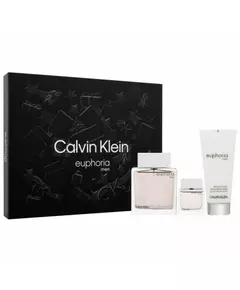 Euphoria Men Eau de Toilette 100 ml + Eau de Toilette 15 ml + Baume après-rasage, 100 ml