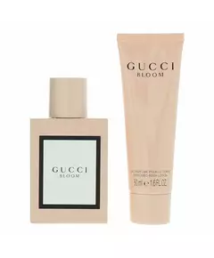 Set Gucci: Bloom Eau De Parfum For Women 50 ml + Bloom Body Lotion, 50 ml