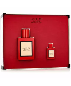 Set Gucci: Bloom Ambrosia Di Fiori Intense Eau De Parfum For Women 50 ml + Bloom Ambrosia Di Fiori Intense Eau De Parfum For Women 5 ml *Miniature, 2 pièces
