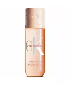 Calvin Klein Sheer Peach Duftnebel für das Haar Für Frauen, 236 ml