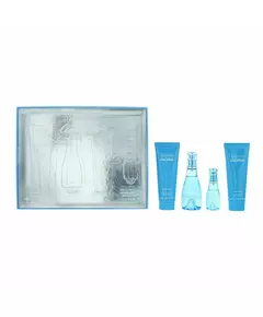 Set Davidoff: Cool Water Body Lotion Body 75 ml + Cool Water Eau De Toilette For Women 50 ml + Cool Water Shower Gel All Skin Types 75 ml + Cool Water Eau De Toilette For Women 15 ml *Miniature, 75 ml