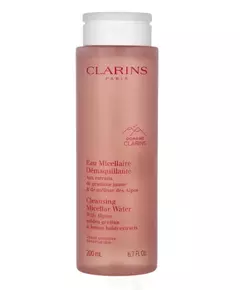 Clarins Cleansing Micellar Water Reinigung Mizellenwasser Für empfindliche Haut, 200 ml