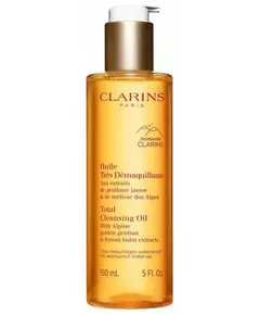 Clarins Total Alpine Herbs Make-up-Entfernung Reinigungsöl Für Gesicht & Augen, 150 ml