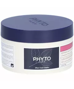 Phyto Intense Curls Masque crème pour traitement des cheveux Detangling & Nourishing Après le shampooing, 200 ml