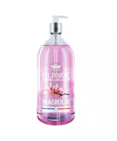 Les Petites Bains de Provence Magnolia Shower Gel For Body Face & Hair For Sensitive Skin, 1000 ml