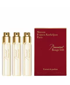 Set Trio Maison Francis Kurkdjian Baccarat Rouge 540 Eau De Parfum Unisex Refill 3 pcs 33 ml *Miniature, 3 × 33 ml