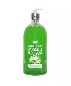 Les Petites Bains de Provence Marseille Aloe Vera Liquid Soap For Hands & Body, 1000 ml