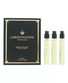 Set Trio Laurent Mazzone Sensual & Decadent Extrait De Parfum Unisex, 3 × 15 ml