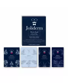 Week End Set Joliderm: Joliderm Coconut Water Hydrating Sheet Mask For Face + Joliderm Contouring Under-Eye Mask Patch + Joliderm Green Tea Oxygenating & Purifying Sheet Mask For Face + Joliderm Anti-Blackheads Local Treatment Patch For Face