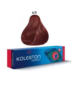 Wella Professionals Koleston Perfect Teinture permanente pour cheveux 6/5 Dark Blonde Mahogany, 60 ml