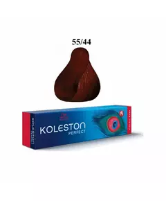 Wella Professionals Koleston Perfect Teinture permanente pour cheveux 55/44 Intense Light Brown Red Red, 60 ml