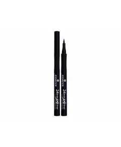 Essence 24 Ever Ink Liner Wasserdicht Flüssiger Eyeliner 01 Intensives Schwarz, 1,2 ml
