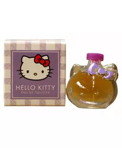 Hello Kitty Iconic Vichy Violet Eau de Toilette Pour les filles 5 ml *Miniature, 5 ml