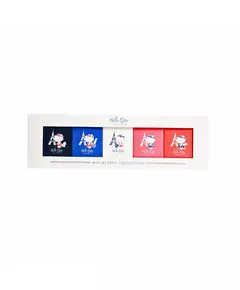 Set Hello Kitty: Around Paris Blanc Eau De Toilette For Girls 5 ml *Miniature + Around Paris Bleu Eau De Toilette For Girls 5 ml *Miniature + Around Paris Rose Eau De Toilette For Girls 5 ml *Miniature + Around Paris Rouge Eau De Toilette For Girls