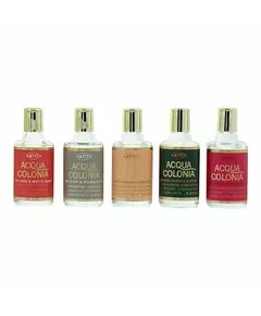 Set 4711: Acqua Colonia Lychee & White Mint Eau De Cologne Unisex 8 ml + Acqua Colonia Myrrh & Kumquat Eau De Cologne Unisex 8 ml + Acqua Colonia White Peach & Coriander Eau De Cologne Unisex 8 ml + Acqua Colonia Blood Orange & Basil Eau De Cologne