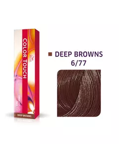 Wella Professionals Color Touch Sans ammoniaque Teinture capillaire semi-permanente 6/77 Deep Brown, 60 ml