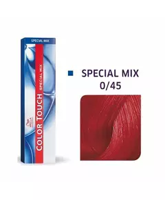 Wella Professionals Color Touch Special Mix Sans ammoniaque Teinture capillaire semi-permanente 0/45 Red Mahogany, 60 ml