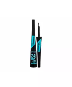 Catrice 24h Brush Liner Waterproof Brush Matte Liquid Eyeliner 010 Ultra Black, 3 ml