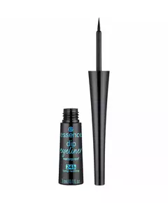 Essence Dip Eyeliner 24h Flüssiger Eyeliner 01 Schwarz, 3 ml