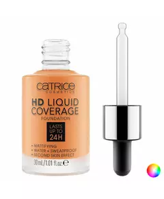 Catrice HD Vegan Glatte Flüssige Grundierung 40 Warmes Beige, 30 ml