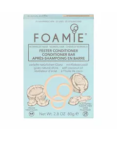 Foamie Shake Your Coconuts Barre de conditionneur pour cheveux Pour briller, 80 g