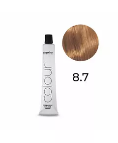 Subrina Professional Permanent Colour Permanent Hair Dye 8.7 Light Blonde Brown, 100 ml