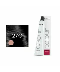 Subrina Professional Essential Colour Permanent Hair Dye 2/0 Black, 100 ml