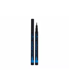 Essence Eyeliner Pen Wasserdicht Flüssiger Eyeliner 01 Tiefschwarz, 1 ml