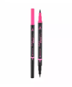 Essence Line It Like a Pro! Beidseitig Flüssiger Eyeliner 01 Schwarz, 1,2 ml