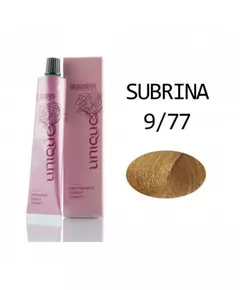 Subrina Professional Unique Teinture permanente pour cheveux 9/77 Very Light Blond - Intense Chestnut, 100 ml