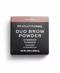 Makeup Revolution REVOLUTION PRO Vegan Augenbrauenpuder Rotbraun, 2,2 g