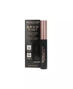 Makeup Revolution Brow Tint Augenbrauengel Mittelbraun, 6 ml