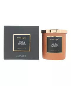 Home Lights Salt & Caramel Scented Candle, 215 g