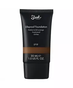 Sleek MakeUP Lifeproof Ölfrei Hohe Deckung Creme-Grundierung Lp19, 30 ml