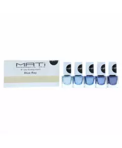 Setzen Mati Blue Ray Nagellack 5 stk, 5 × 5 ml