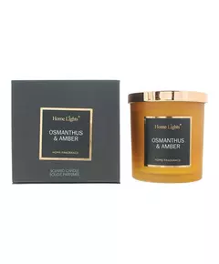 Home Lights Osmanthus & Amber Scented Candle, 215 g