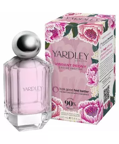 Yardley Vibrant Peony Eau de Parfum Für Frauen, 100 ml