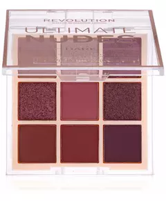 Makeup Revolution Ultimate Nudes Eyeshadow Palette Dark 9 Shades, 8.1 g
