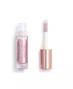 Makeup Revolution Conceal & Correct Korrektiv Flüssig-Concealer Lavendel, 4 g