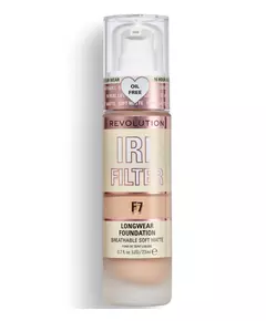 Makeup Revolution IRL Filter Oil Free Long Wear Cream Foundation F7, 23 ml