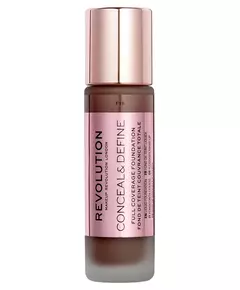 Makeup Revolution Conceal & Define Ölfrei Creme-Grundierung F 18, 23 ml