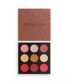 Makeup Revolution Euphoric Foil Palette Lidschattenpalette Haus des Spaßes, 25 g