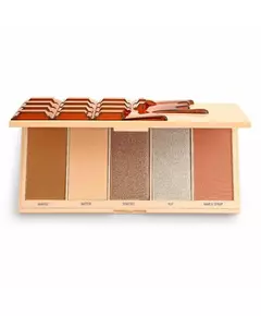 I Heart Revolution Chocolate Mise en évidence Palette visage Gaufre 5 nuances, 18 g