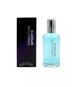 Fine Perfumery Hidden Code Sports Eau De Toilette For Men, 100 ml
