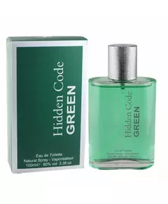 Fine Perfumery Hidden Code Green Eau De Toilette For Men, 100 ml
