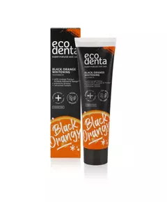 Whitening Toothpaste Ecodenta Black Orange Whitening Orange-Flavored, 100 ml